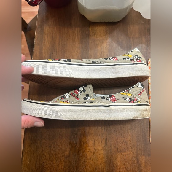 Vans limited edition Disney  Mickey Mouse slip ons